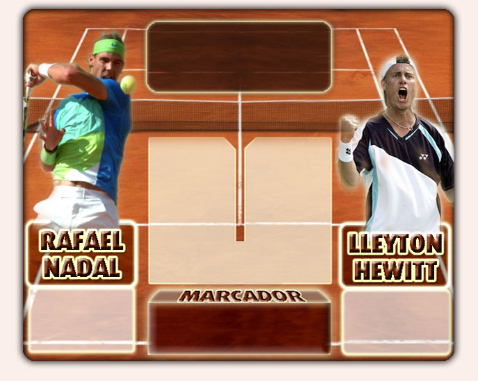 Nadal vs Hewitt en Roland Garros 2010